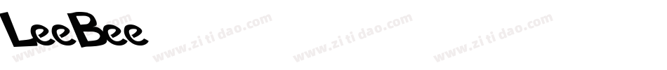 LeeBee Schwarz字体转换